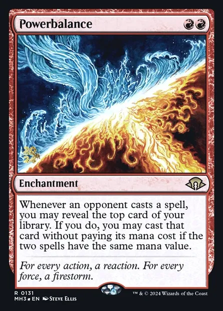 Powerbalance, Magic card PMH3 131s — Modern Horizons 3 Promos set