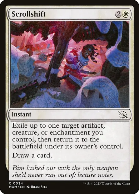 Scrollshift, Magic card MOM 34 — March of the Machine set