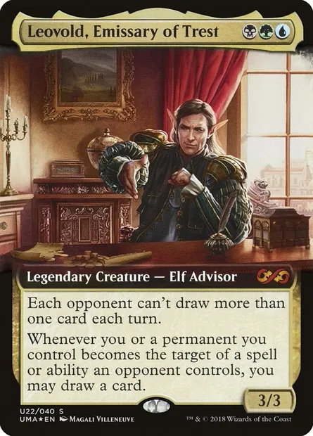 Leovold, Emissary of Trest, Magic card PUMA U22 — Ultimate Box Topper set