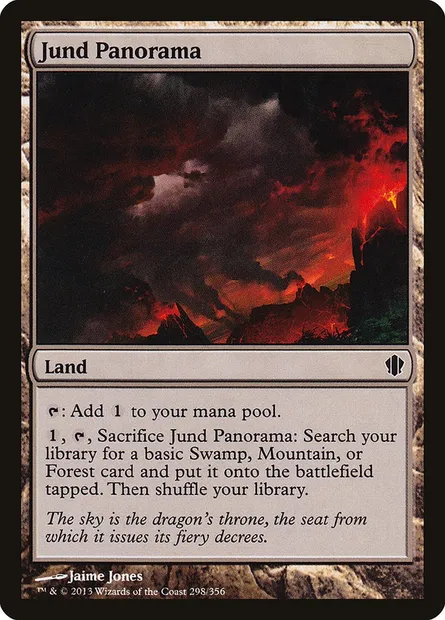 Jund Panorama, Magic card C13 298 — Commander 2013 set