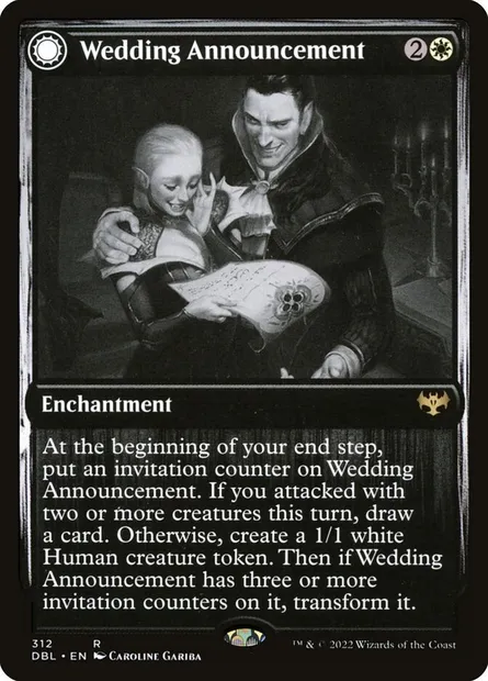 Wedding Announcement // Wedding Festivity, Magic card DBL 312 — Innistrad: Double Feature set
