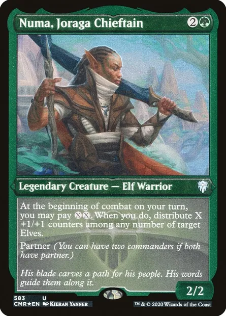 Numa, Joraga Chieftain, Magic card CMR 583 — Commander Legends set
