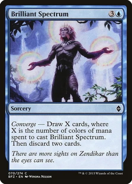 Brilliant Spectrum, Magic card BFZ 70 — Battle for Zendikar set