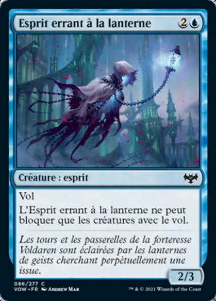 Esprit errant à la lanterne, carte Magic VOW 86 — extension Innistrad : noce écarlate