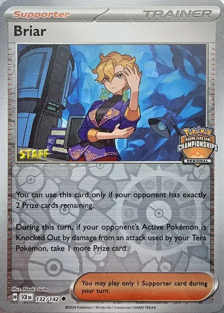 Briar, Pokémon card LGP 132-staff — League Promos set