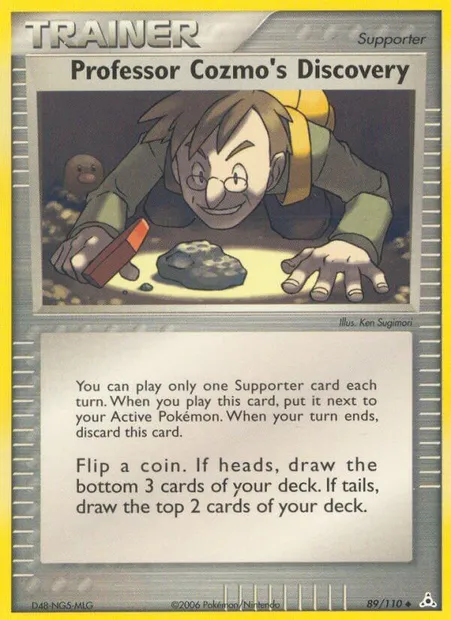 Professor Cozmo's Discovery, Pokémon card HP 89 — Holon Phantoms set