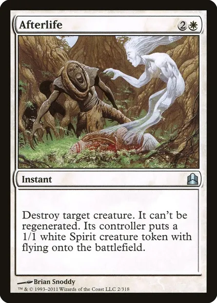 Afterlife, Magic card CMD 2 — Commander 2011 set
