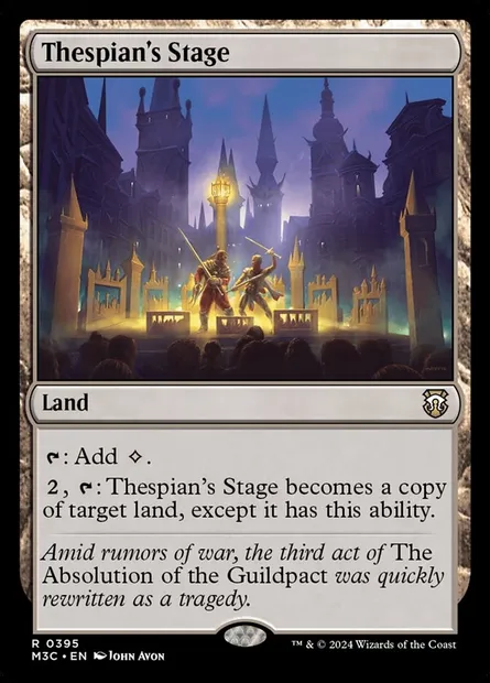 Thespian's Stage, Magic card M3C 395 — Modern Horizons 3 Commander set
