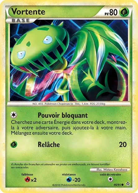 Vortente, carte Pokémon UL 46 — extension Déchaînement