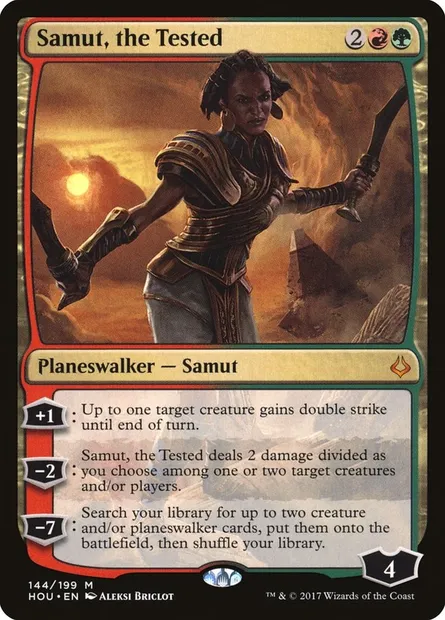 Samut, the Tested, Magic card HOU 144 — Hour of Devastation set