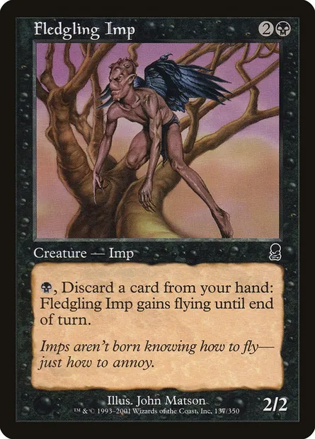 Diablotaillon, carte Magic ODY 137 — extension Odyssée