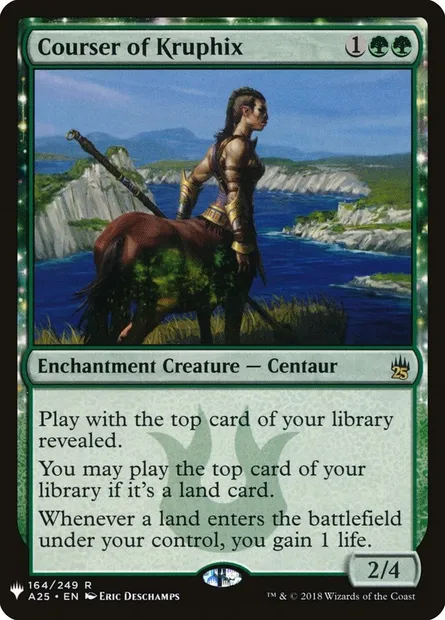 Coursière de Kruphix, carte Magic PLST A25-164 — extension The List