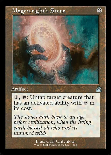 Magewright's Stone, Magic card RVR 462 — Ravnica Remastered set