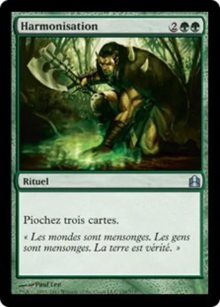 Harmonisation, carte Magic CMD 158 — extension Commander 2011