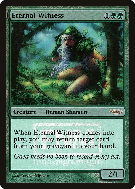 Témoin éternel, carte Magic F08 3 — extension Friday Night Magic 2008