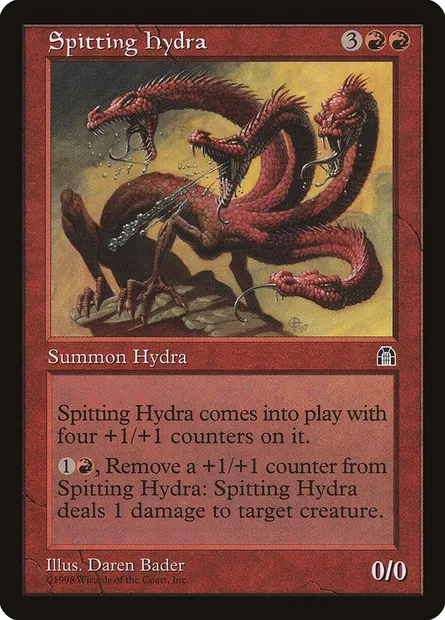 Spitting Hydra, Magic card STH 99 — Stronghold set
