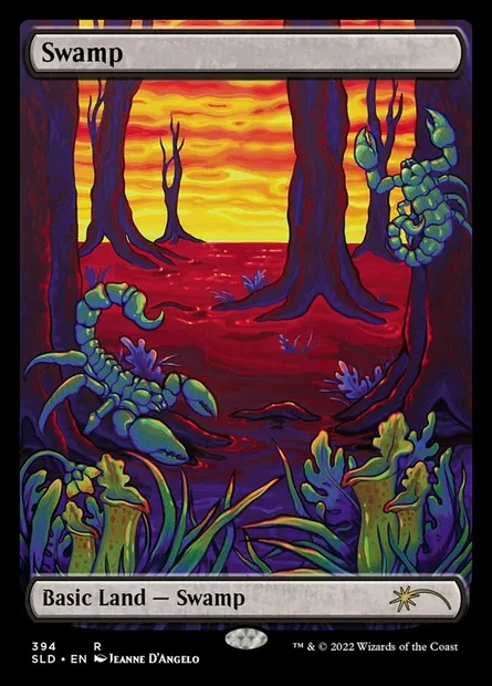 Swamp, Magic card SLD 394 — Secret Lair Drop set