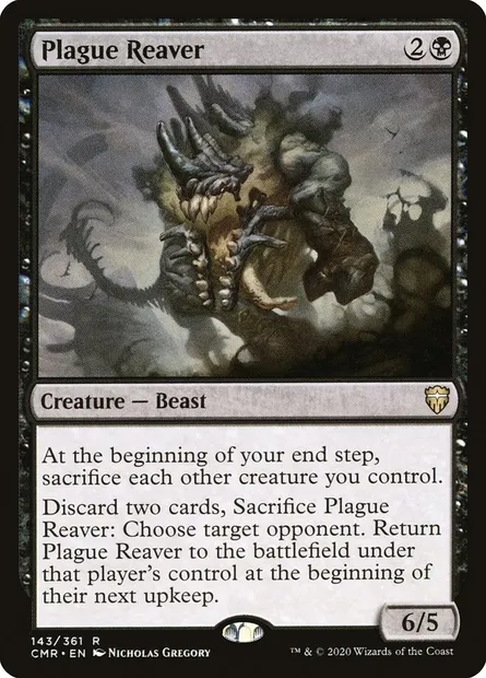 Plague Reaver, Magic card CMR 143 — Commander Legends set