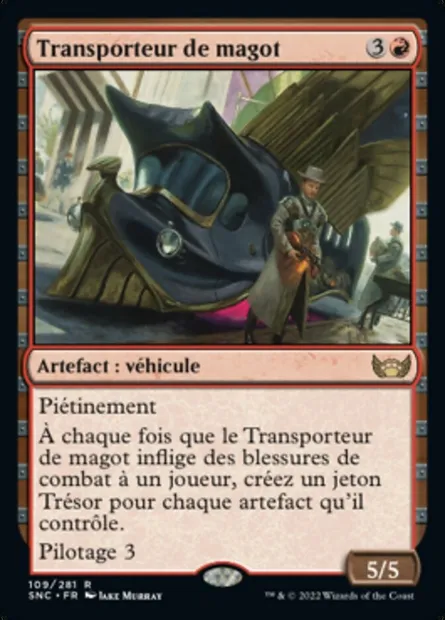 Transporteur de magot, carte Magic SNC 109 — extension Les rues de la Nouvelle-Capenna