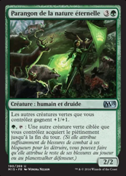 Parangon de la nature éternelle, carte Magic M15 190 — extension Magic 2015