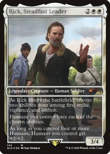 Rick, Steadfast Leader, Magic card SLD 143 — Secret Lair Drop set