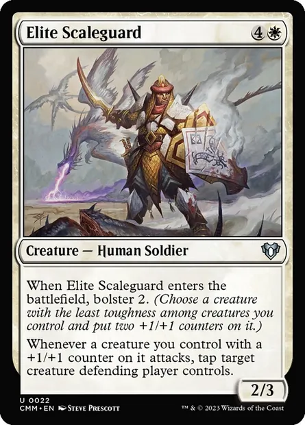 Elite Scaleguard, Magic card CMM 22 — Commander Masters set