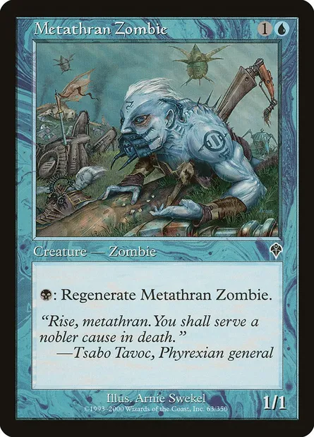 Metathran Zombie, Magic card INV 63 — Invasion set