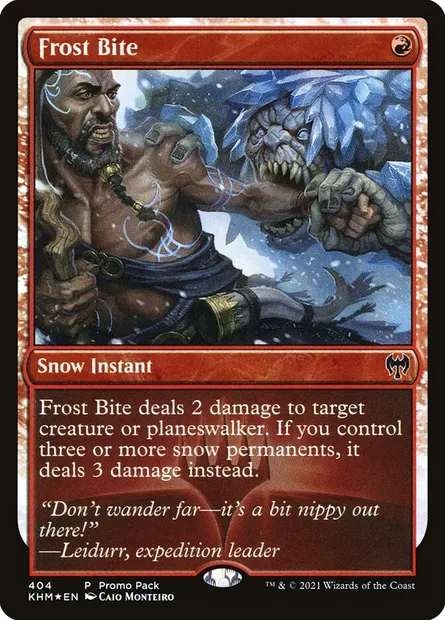 Frost Bite, Magic card KHM 404 — Kaldheim set