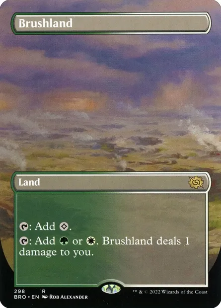 Brushland, Magic card BRO 298 — The Brothers' War set