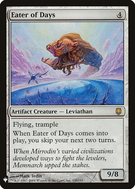Dévoreur des jours, carte Magic PLST DST-120 — extension The List