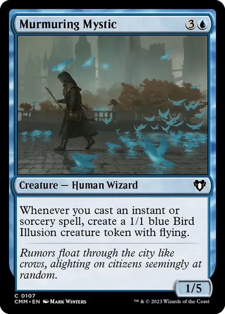 Murmuring Mystic, Magic card CMM 107 — Commander Masters set