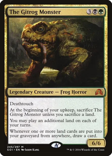 The Gitrog Monster, Magic card SOI 245 — Shadows over Innistrad set