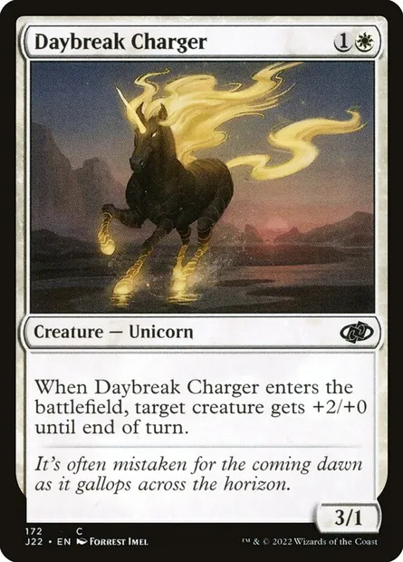 Daybreak Charger, Magic card J22 172 — Jumpstart 2022 set