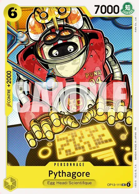 Pythagore, carte One Piece OP13-111 — extension SUCCESSEURS