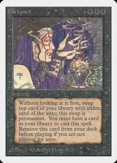 Darkpact, Magic card 2ED 100 — Unlimited Edition set