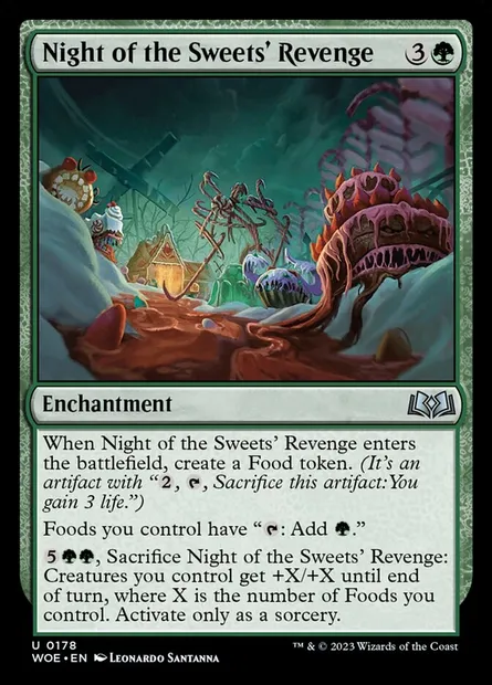 Night of the Sweets' Revenge, Magic card WOE 178 — Wilds of Eldraine set