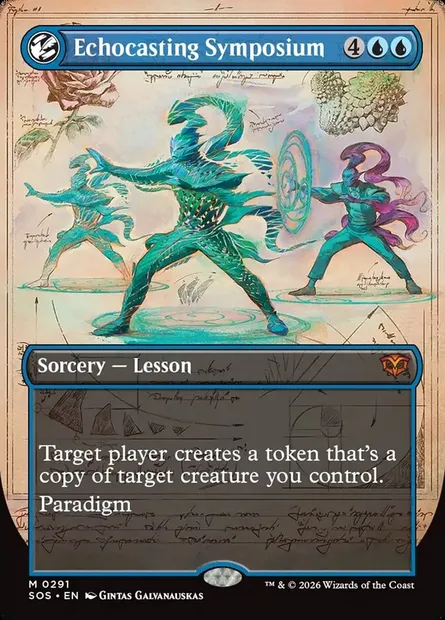 Echocasting Symposium, Magic card SOS 291 — Secrets of Strixhaven set