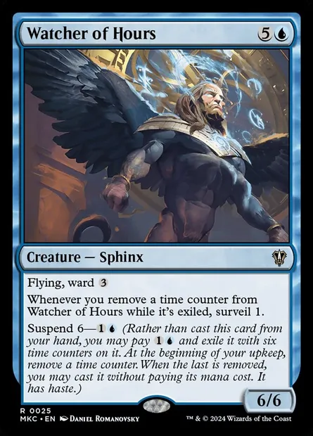 Watcher of Hours, Magic card MKC 25 — Murders at Karlov Manor Commander set