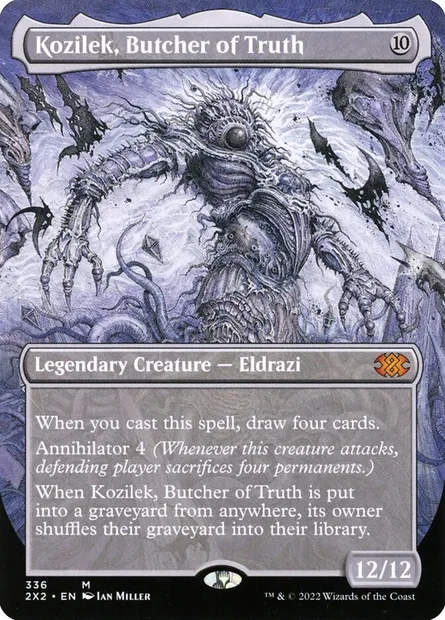 Kozilek, Butcher of Truth, Magic card 2X2 336 — Double Masters 2022 set