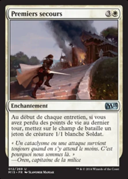 Premiers secours, carte Magic M15 12 — extension Magic 2015