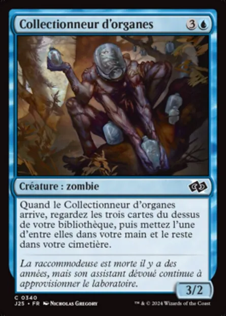Collectionneur d'organes, carte Magic J25 340 — extension Foundations Jumpstart
