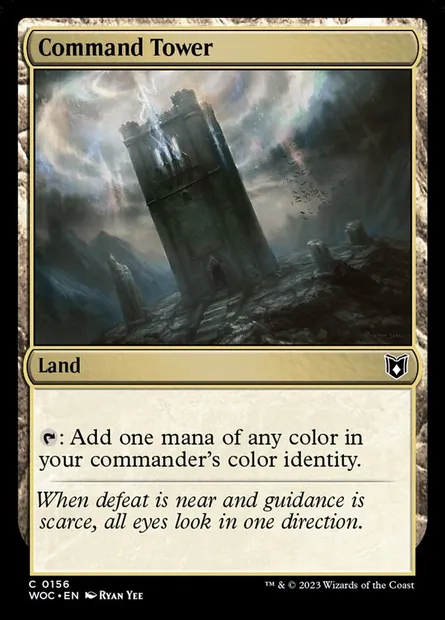 Command Tower, Magic card WOC 156 — Wilds of Eldraine Commander set