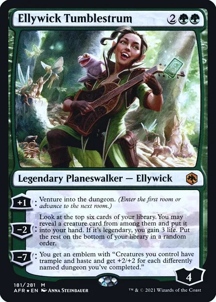 Ellywick Tumblestrum, Magic card PAFR 181s — Adventures in the Forgotten Realms Promos set