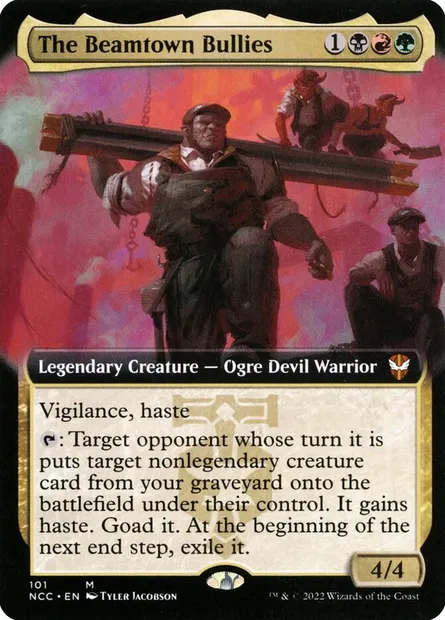 The Beamtown Bullies, Magic card NCC 101 — New Capenna Commander set