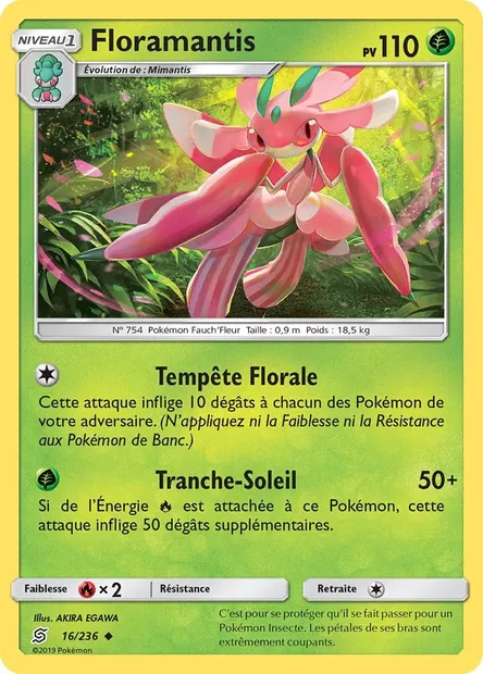 Floramantis, carte Pokémon UNM 16 — extension Harmonie des Esprits