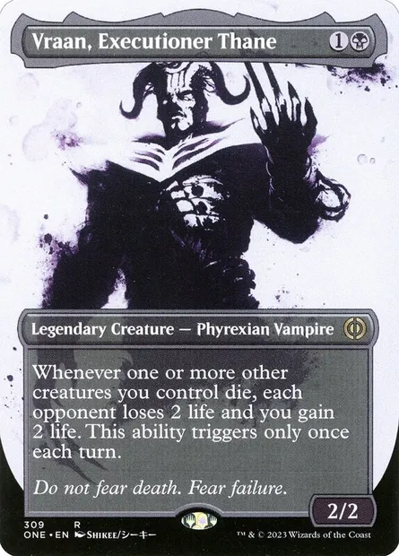 Vraan, Executioner Thane, Magic card ONE 309 — Phyrexia: All Will Be One set