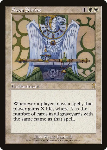Aven Shrine, Magic card ODY 9 — Odyssey set