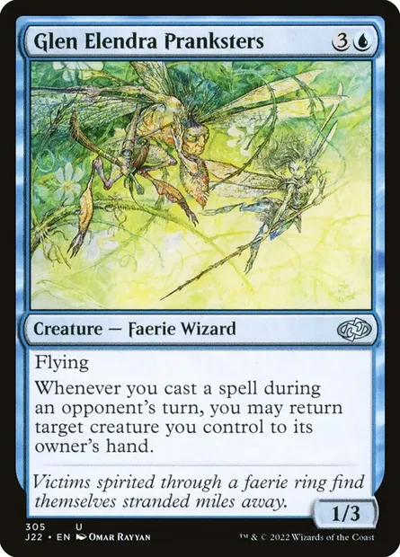 Glen Elendra Pranksters, Magic card J22 305 — Jumpstart 2022 set