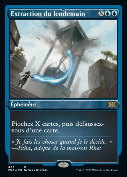 Extraction du lendemain, carte Magic 2X2 433 — extension Double Masters 2022