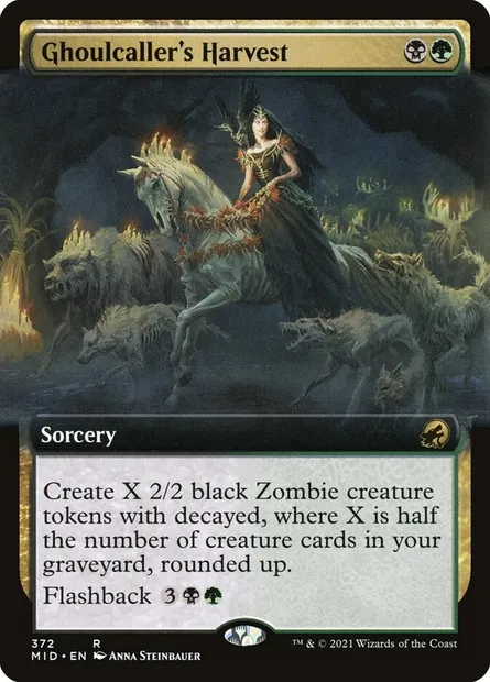 Ghoulcaller's Harvest, Magic card MID 372 — Innistrad: Midnight Hunt set